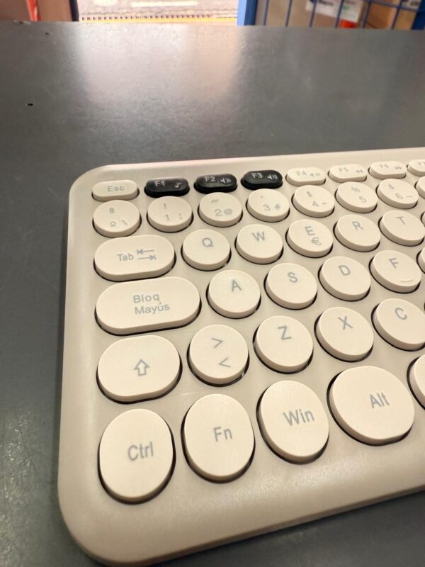 TECLADO SLIM INALMBRICO SOUL OKW150 BLANCO - Image 6