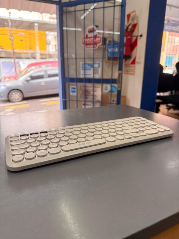TECLADO SLIM INALMBRICO SOUL OKW150 BLANCO - Image 5