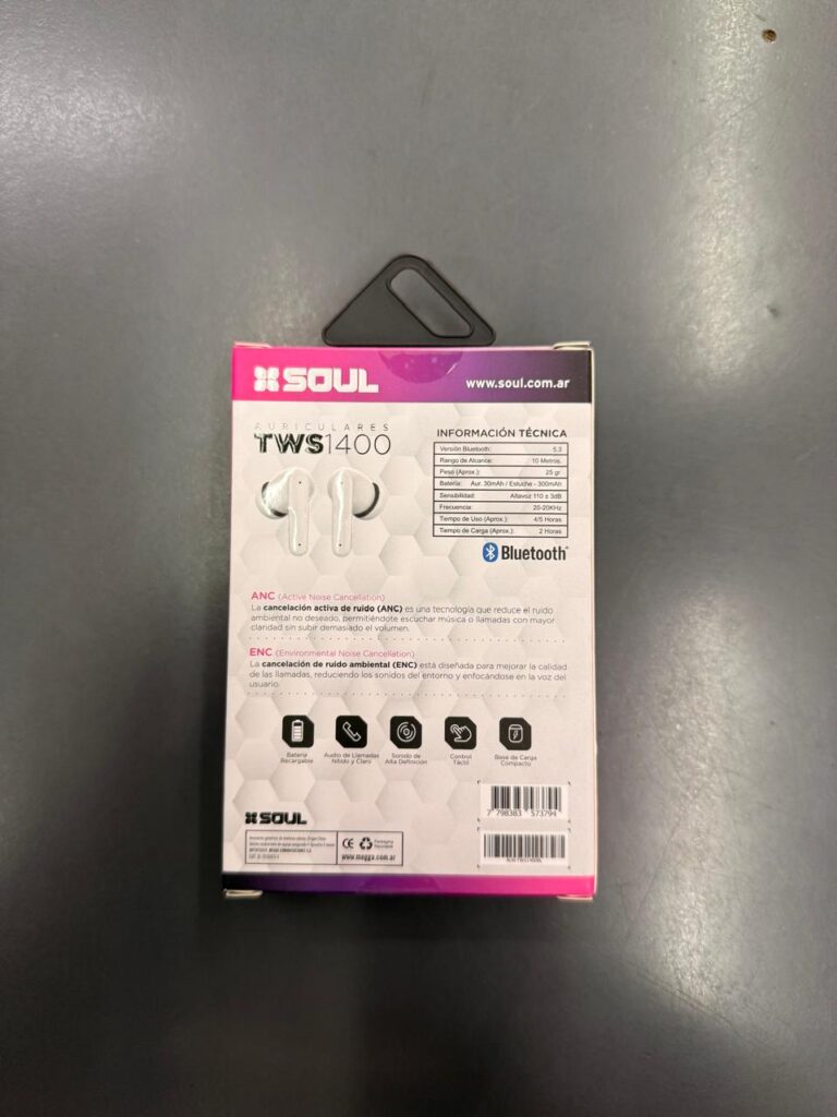 Auricular Soul Bt Tws1400 Blanco - Image 10