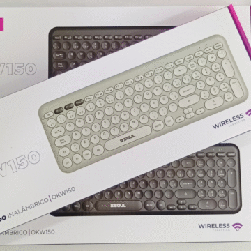 TECLADO SLIM INALMBRICO SOUL OKW150 BLANCO