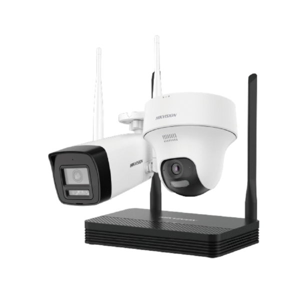 KIT DE SEGURIDAD HIKVISION WIFI EASYLINK IP BULLET y DOME