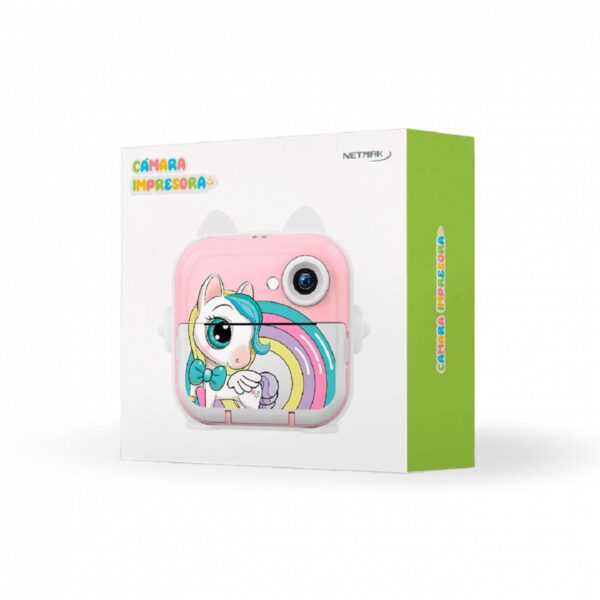CAMARA IMPRESORA INSTANTANEA NETMAK NM-KIDCAM ROSA - Image 2