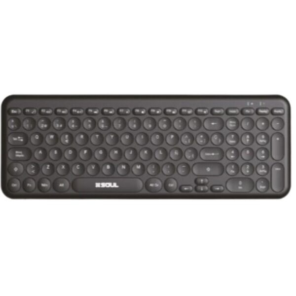 TECLADO SLIM INALAMBRICO SOUL OKW150 NEGRO