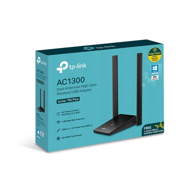 ADAPTADOR DE RED USB INAL DUAL TP-LINK AC1300 MIMO - Image 4