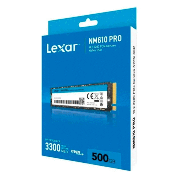 DISCO SOLIDO M.2 500GB LEXAR NM610 PRO PCIe NVMe