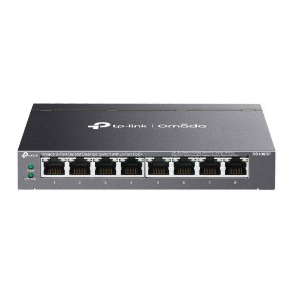 SWITCH 8 PTOS TP-LINK OMADA DS108GP PoE+ GIGABIT