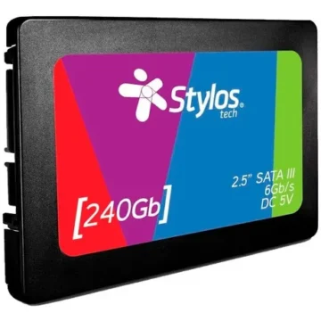 DISCO SOLIDO 240GB STYLOS TECH 2.5" 6Gb/s DC 5V