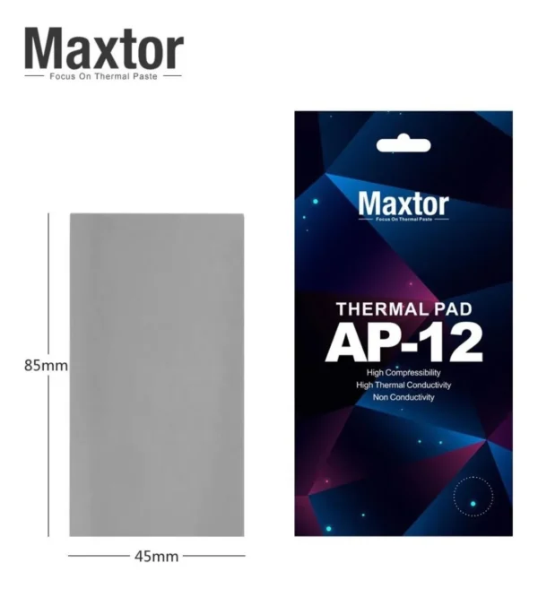 PAD TERMICO MAXTOR AP-12 85x45x45 3.0mm - Image 3