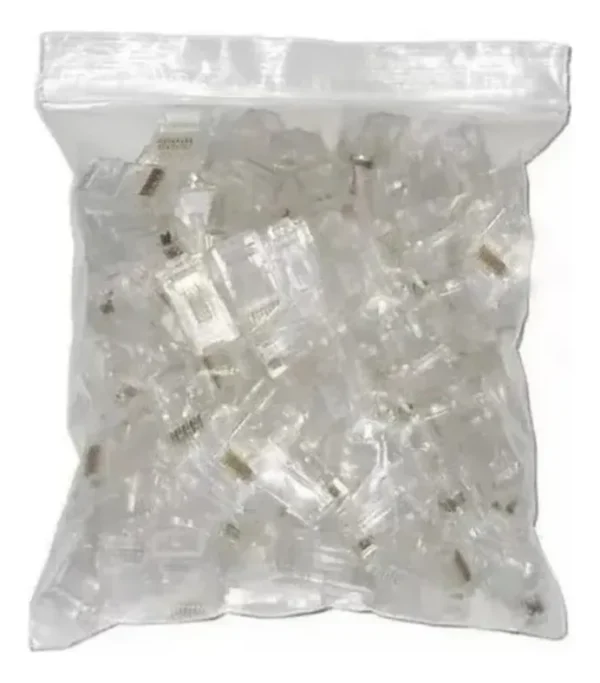 CONECTOR RJ45 CAT 5e GLC PACK x 100 UNIDADES