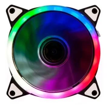 COOLER 120x120 12V NEGRO NETMAK NM-RING