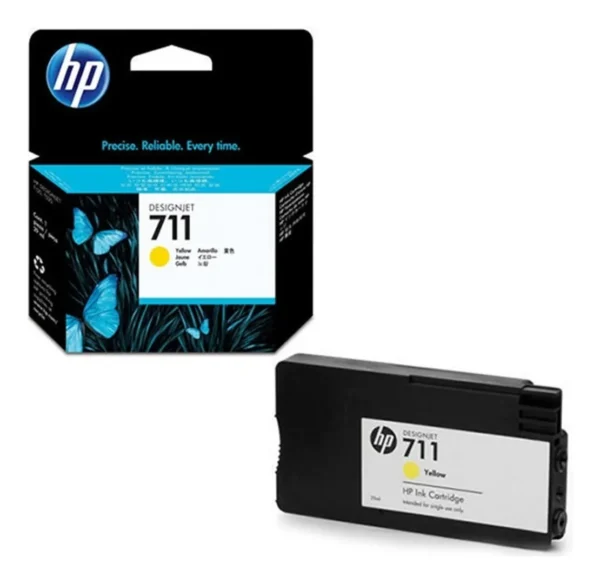 CARTUCHO O HP 711 AMARILLO T120/T520 - Image 2