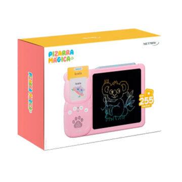 PIZARRA MAGICA C/TARJETAS NETMAK NM-PM102 ROSA