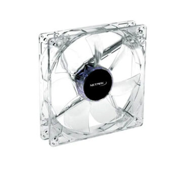 COOLER NETMAK 12V 4PIN RULE 80x80 LED ROJO NETMAK