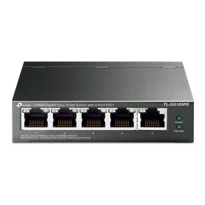 SWITCH 5Ptos TP-LINK TL-SG105PE PoE+ GIGABIT