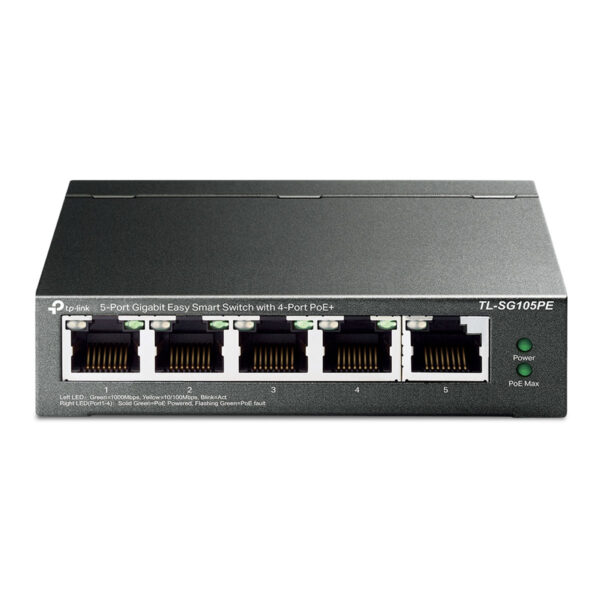 Switch 5ptos Tp-link Tl-sg105pe Poe+ Gigabit