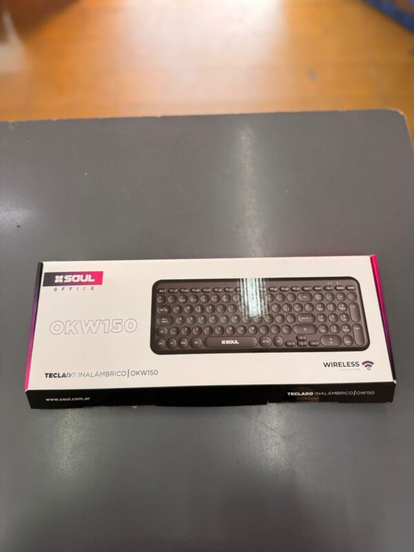 Teclado Slim Inalambrico Soul Okw150 Negro - Image 6