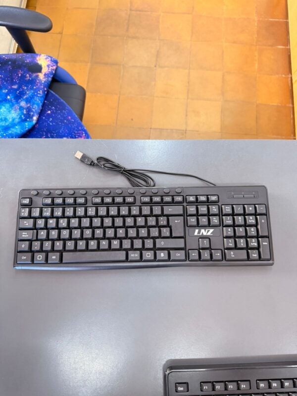 Combo Teclado Y Mouse Usb Ms01 Kb01 Lnz Cb100-usb