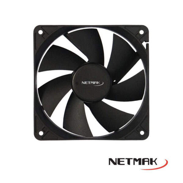 COOLER NETMAK 12V 4PIN RULEMAN 80x80 NEG NM-8025