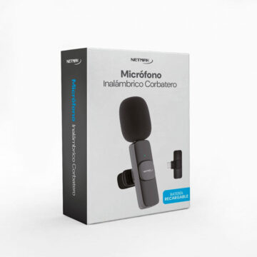MICROFONO CORBATERO INALAMBRICO TIPO-C NETMAK NM-MC10