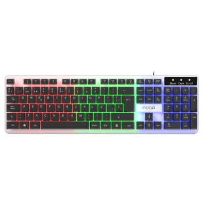 TECLADO GAMER NOGA LEDS NKB-T100