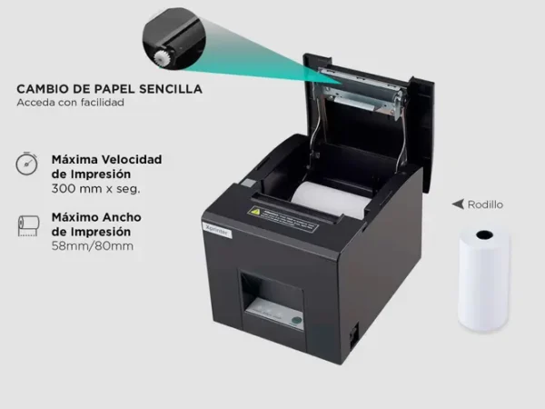 IMPRESORA TERMICA MINI XPRINTER XP-E200M - Image 2
