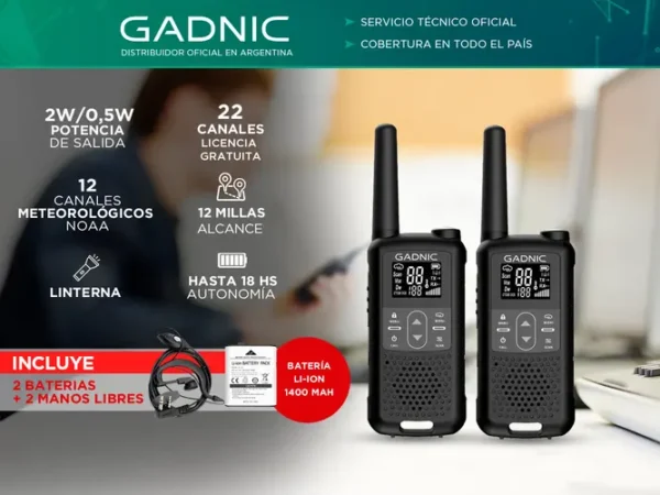 HANDY GADNIC WK5200 KIT x2 22CH UHD TIPO-C - Image 2