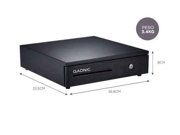 CAJA REGISTRADORA GADNIC G335 AUTO 4 ESPACIOS - Image 3