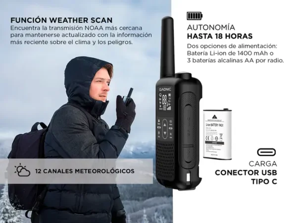 HANDY GADNIC WK5200 KIT x2 22CH UHD TIPO-C - Image 5
