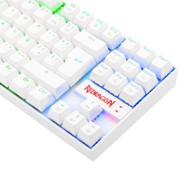 Teclado Gamer Mecanico Redragon Kumara Blanco Rgb - Image 2