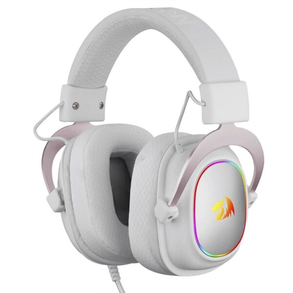 AURICULAR GAMER DUAL USB REDRAGON ZEUS PRO BLANCO - Image 5