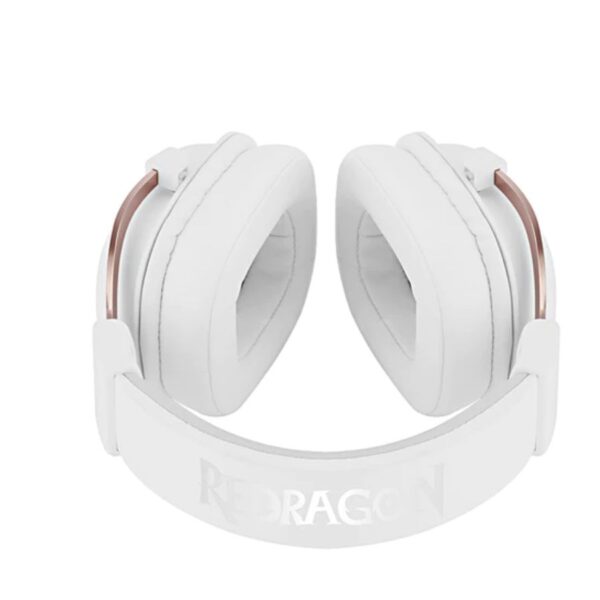 AURICULAR GAMER DUAL USB REDRAGON ZEUS PRO BLANCO - Image 6