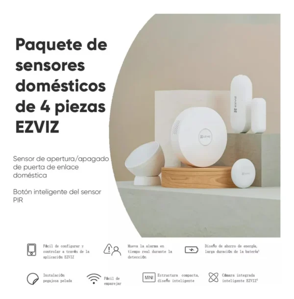 Kit De Alarma Ezviz B1 Hub + 3 Sensores Wifi - Image 8