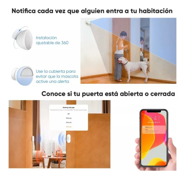 Kit De Alarma Ezviz B1 Hub + 3 Sensores Wifi - Image 4