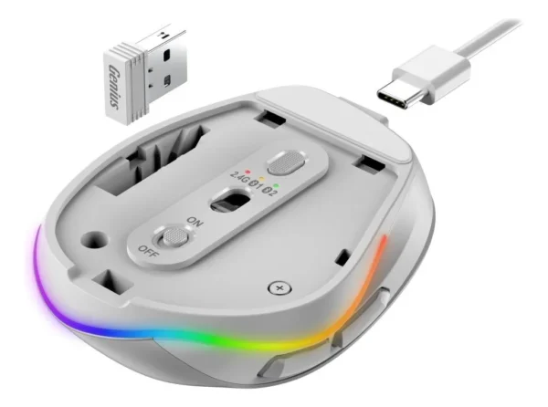 Mouse Genius Inal/bt Ergo 9000s Pro Blanco 2400dpi - Image 4