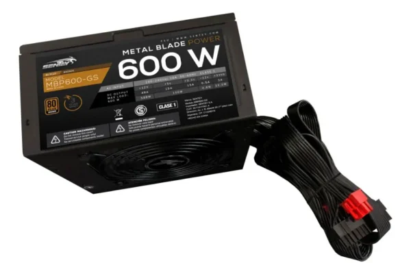 Fuente Reales 600w Sentey Metalblade 80plus Bronze - Image 2