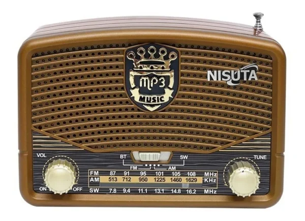 Radio Vintage Fm/am Nisuta Ns-rv16 - Image 3