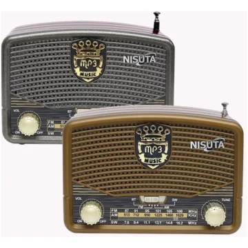 RADIO VINTAGE FM/AM NISUTA NS-RV16