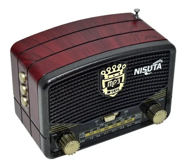 Radio Vintage Fm/am Nisuta Ns-rv16 - Image 5