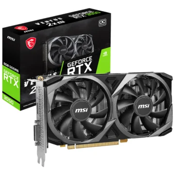 PLACA VIDEO MSI GEFORCE RTX 3050 8GB GDDR6 VENTUS