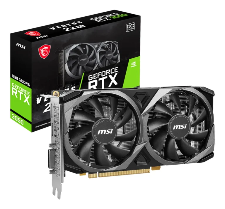 Placa Video Msi Geforce Rtx 3050 8gb Gddr6 Ventus