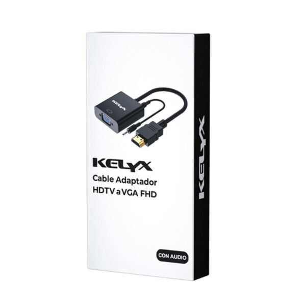 Conversor Hdmi A Vga C/audio Fhd Kelyx - Image 2