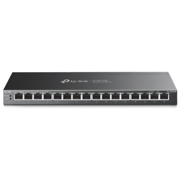 Switch 16 Ptos Tp-link Tl-sg116p Gigabit Poe+ - Image 2