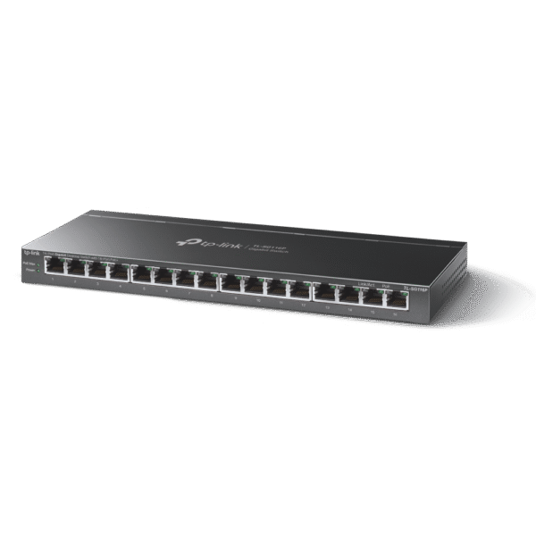 Switch 16 Ptos Tp-link Tl-sg116p Gigabit Poe+