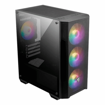 GABINETE MSI GAMER FORGE M100A RGB FAN S/FUENTE