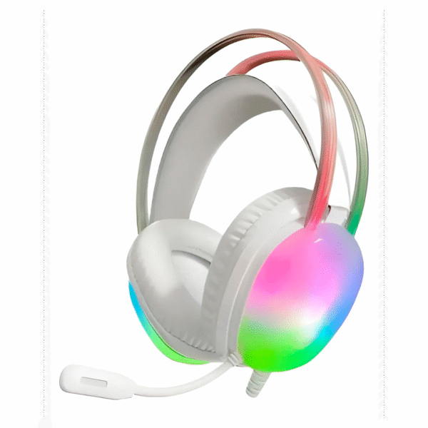 AURICULAR GAMER OVER-EAR NETMAK NM-N25 BLANCO RGB