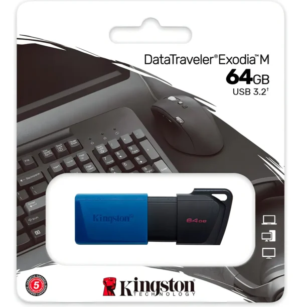 Pendrive 64gb Kingston Datatravel Exodia M 3.2