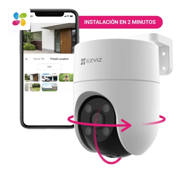 CAMARA EZVIZ H8C 4G IP OUTDOOR 2K DETECTOR-IA