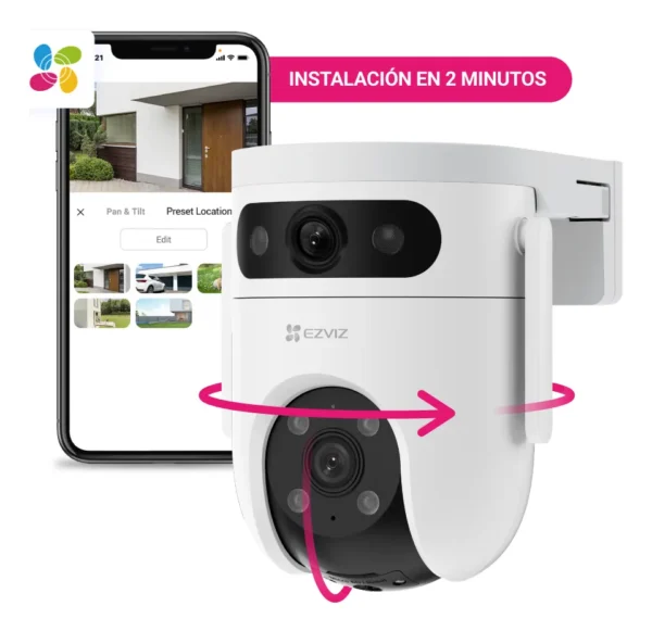CAMARA EZVIZ H9C DUAL 3K IP SMART OUTDOOR