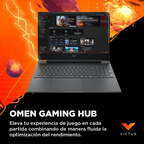 Notebook Hp Ryzen 7 7445hs 8g 512g 15.6" Rtx3050 - Image 4