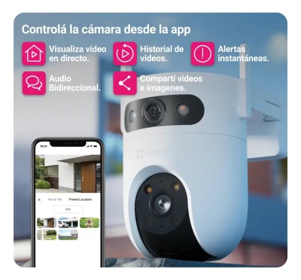 CAMARA EZVIZ H9C DUAL 3K IP SMART OUTDOOR - Image 4